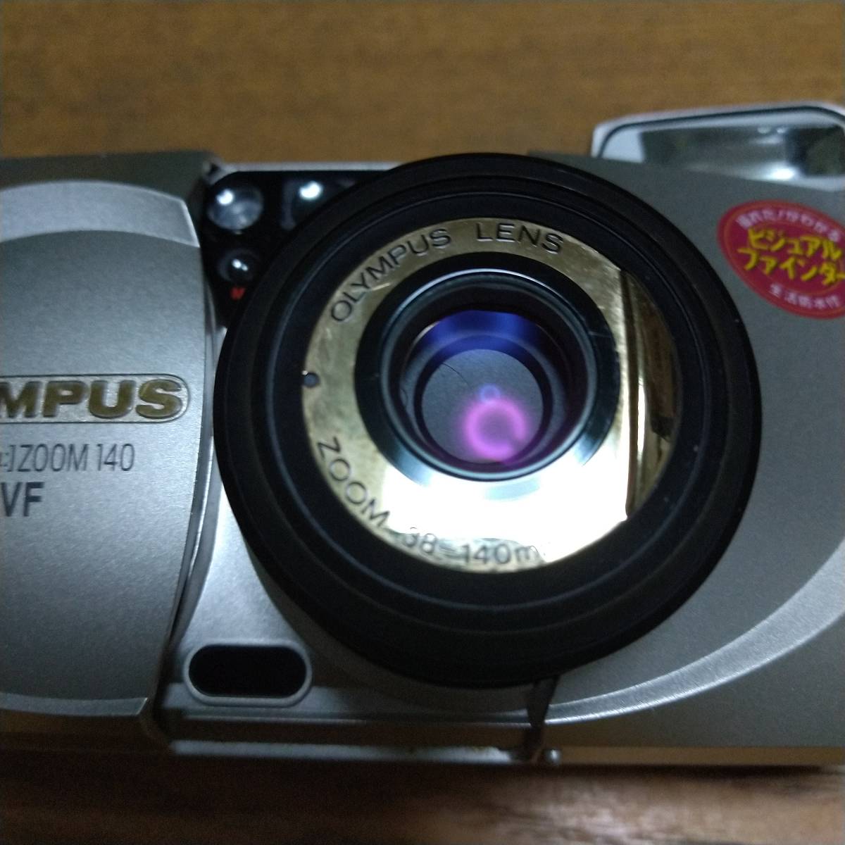 【美品】★OLYMPUS μ[mju:] ZOOM 140 VF ビジュアルファインダー コンパクトフィルムカメラ ★完動品★