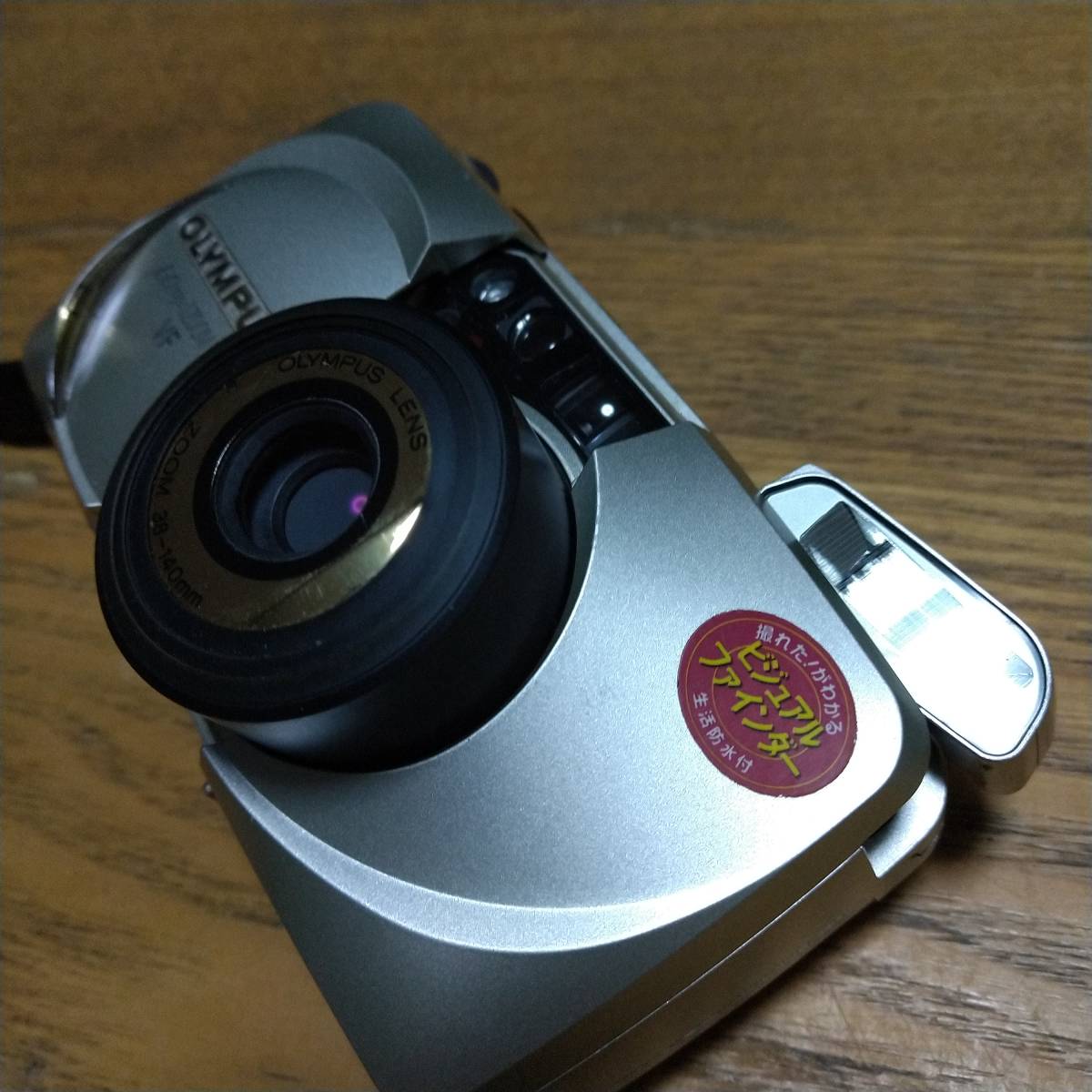 【美品】★OLYMPUS μ[mju:] ZOOM 140 VF ビジュアルファインダー コンパクトフィルムカメラ ★完動品★