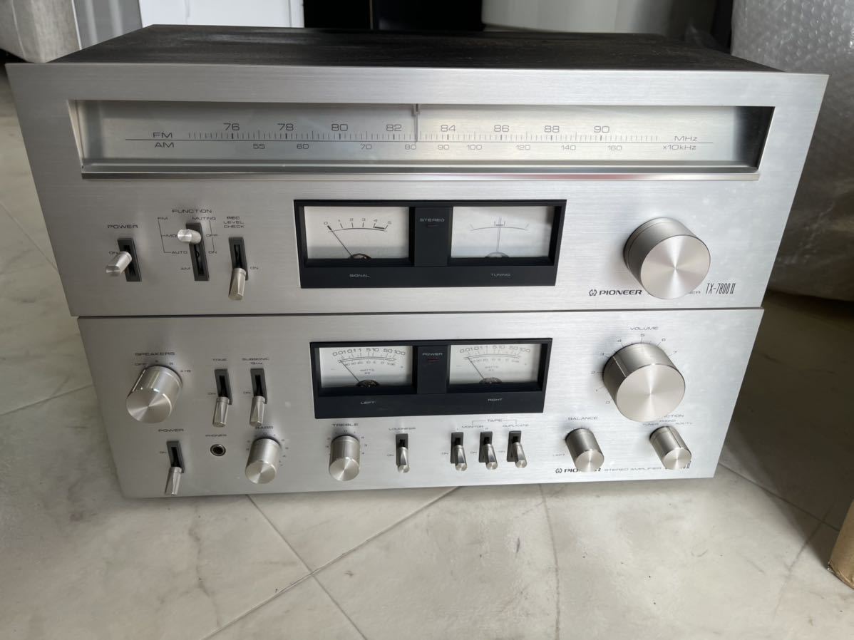 Pioneer プリメインアンプ SA-7800Ⅱ TX-7800Ⅱ パイオニア　通電確認済み
