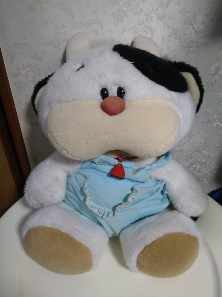 モーモー オオイケ ぬいぐるみ 昭和レトロ 牛 OIKE ウシ ＊レトロ