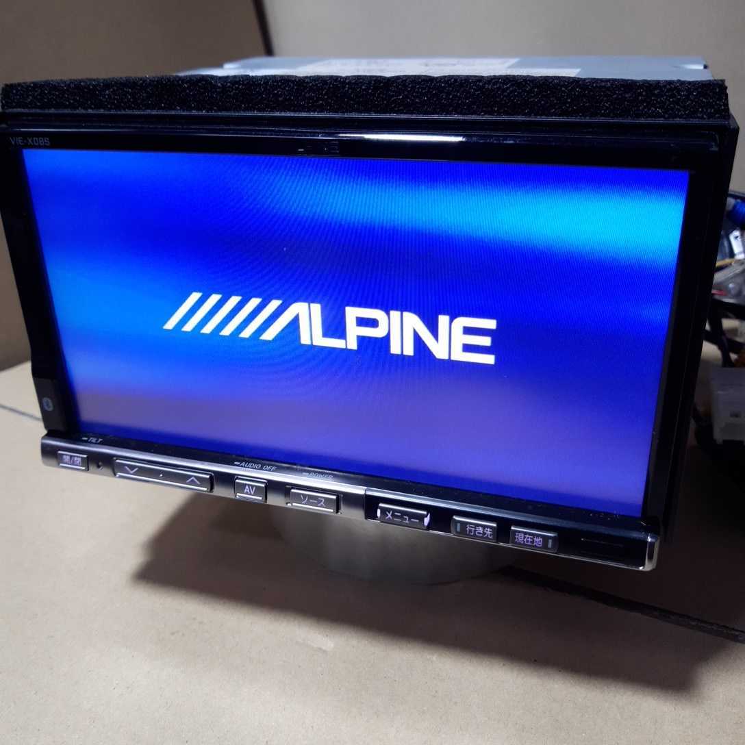 アルパイン HDDナビ VIE-X08S ALPINE 2012年地図データ ナビ 2012年