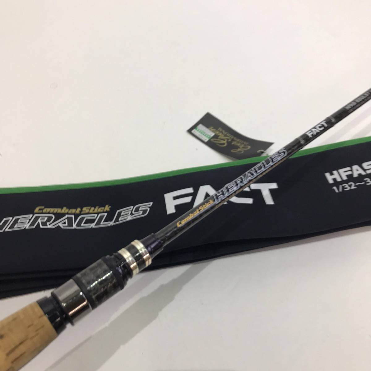 No.1439【エバーグリーン】コンバットスティック・ヘラクレス　ファクト　HFAS-65ULST6’5”【カーボンロッド】　◎同梱不可◎中古品