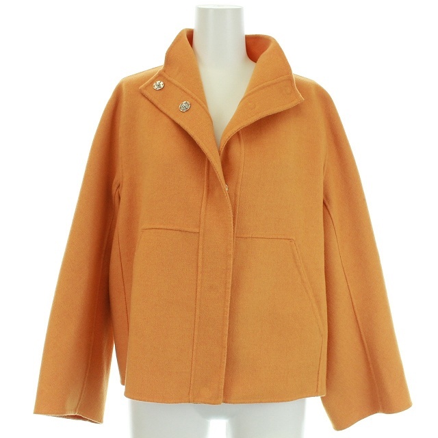 マックスマーラ ウィークエンドライン MAX MARA WEEKEND LINE ジャケット ショートコート ウール IJ38 S オレンジ /TK レディース