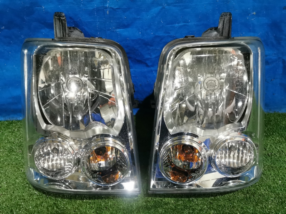 C】エブリィワゴン ABA- DA64W 前期型 左右ヘッドランプ 左右ヘッド