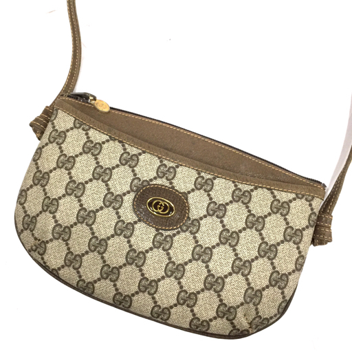 GUCCI GGパターン ショルダーバッグ グッチ Gucci ユニセックス ほぼ未 