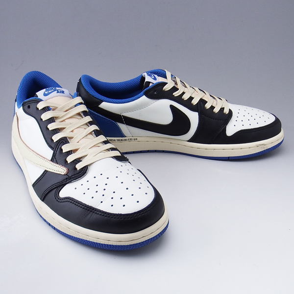 美品 Travis Scott x Fragment NIKE AIR JORDAN1 LOW OG SP us7