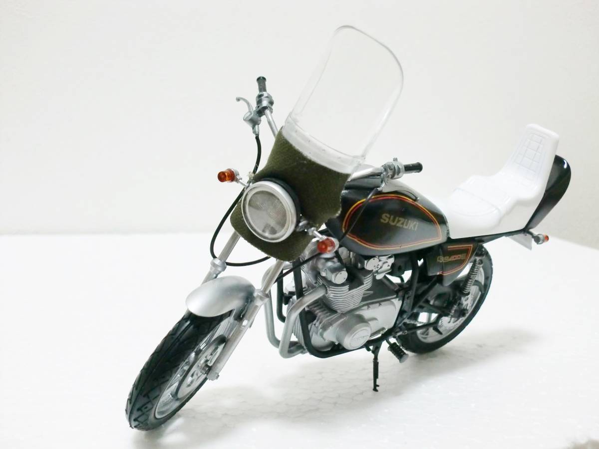 ジャンク 特攻の拓 姫小路 良 仕様 GS400E プラモデル 模型 SUZUKI