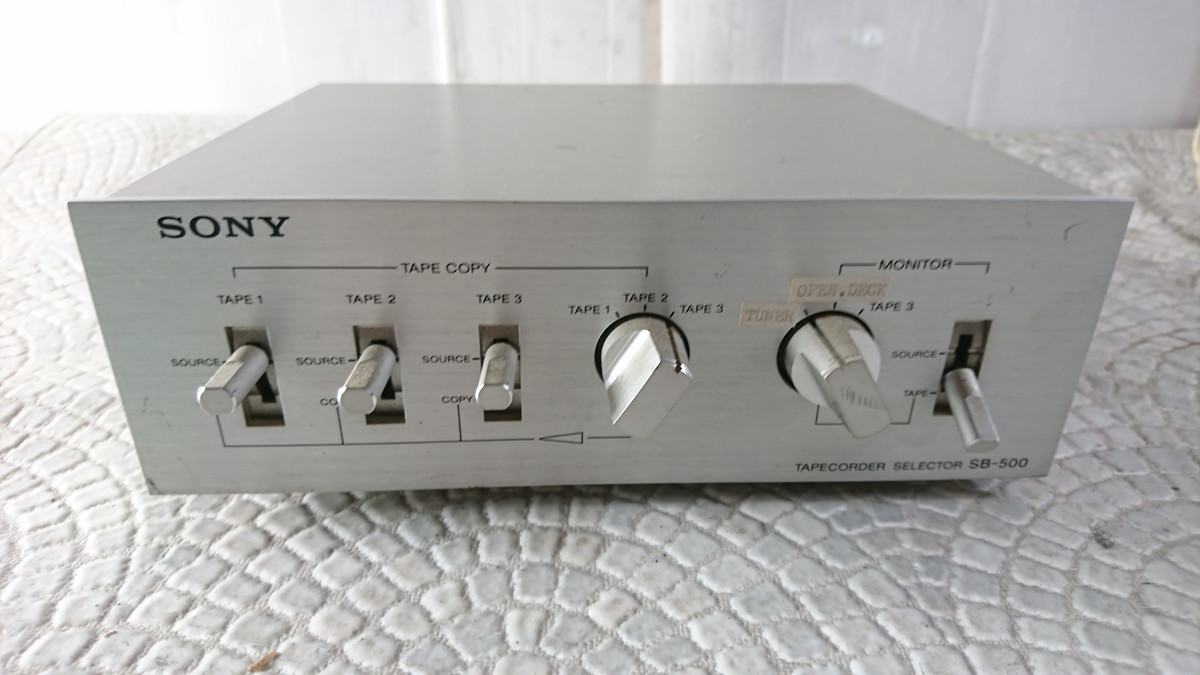 SB-500 SONY Tape Selector テープデッキセレクター ソニー 2026年最新