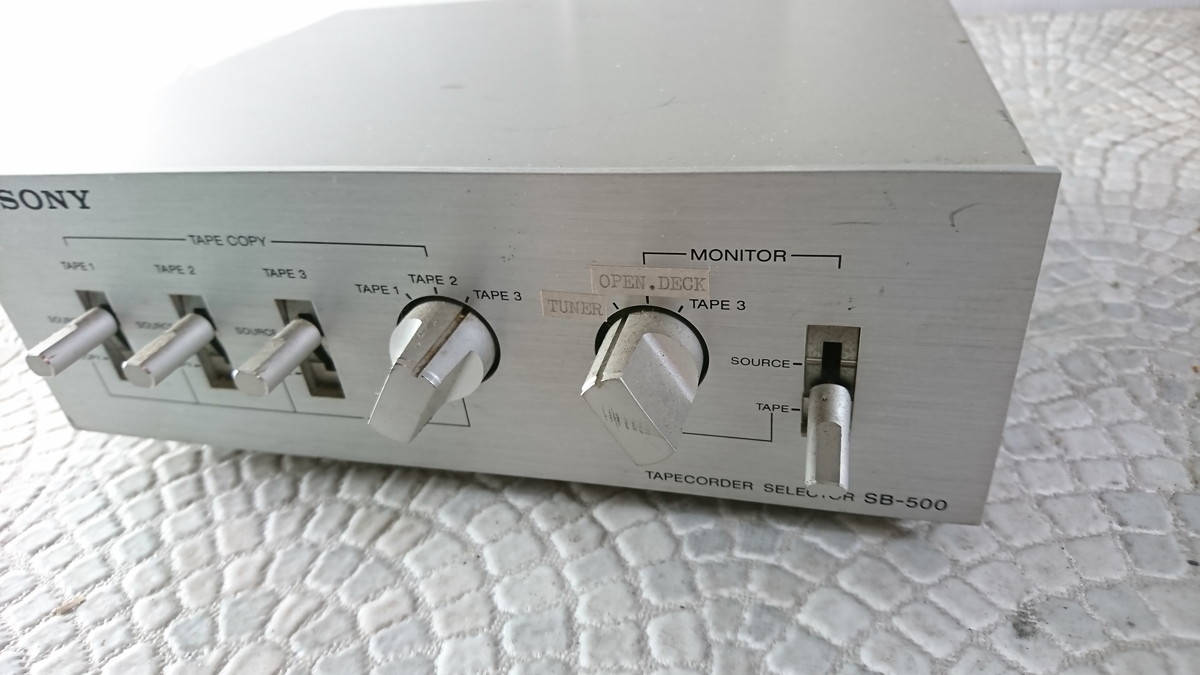 SB-500 SONY Tape Selector テープデッキセレクター ソニー 2026年最新