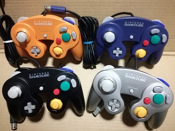 ■即決 分解クリーニング 整備メンテナンス品 ニンテンドー ゲームキューブコントローラー 4個セット Nintendo GC スマブラなどに■①