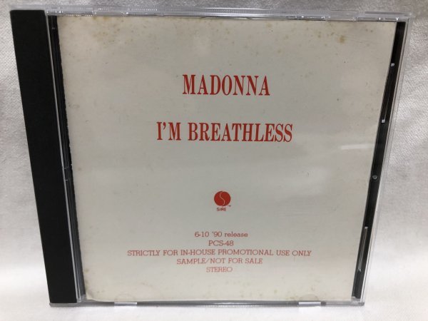 大人気，限定SALE レア MADONNA プロモCD I'M BREATHLESS マドンナ A346(Madonna)｜売買されたオークション情報、yahooの商品情報をアーカイブ公開 - オークファン M
