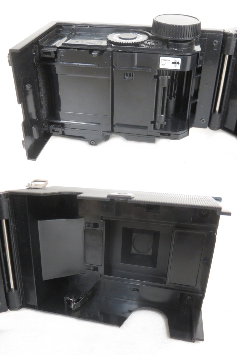 ジャンク】 2眼レフ トイカメラ 1:7 F=33mm blackbird fly ブラック