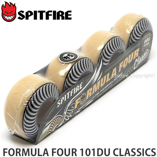 1円～ SPITFIRE FORMULA FOUR 101DU CLASSICS Wht/Sil 54mm/101du スピットファイヤー クラシック スケート ウィール [同梱不可]