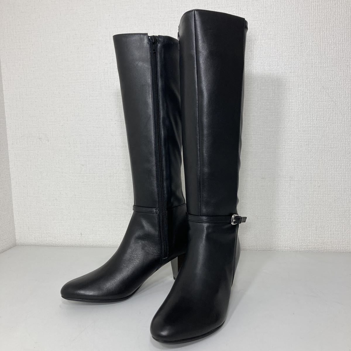 ☆ 未使用 □ ベルメゾン BENEBIS ベネビス ロングブーツ 24cm/3E 