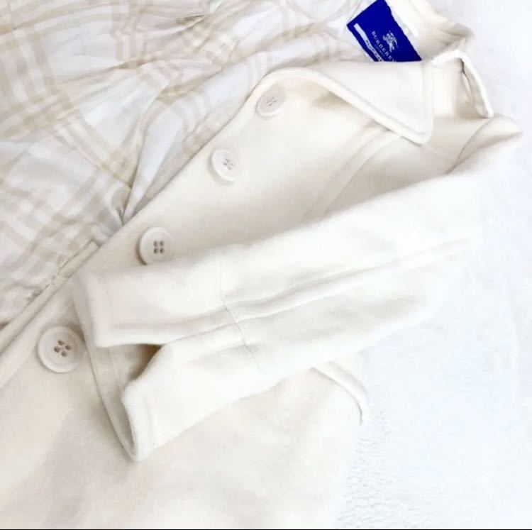 BURBERRY バーバリーブルーレーベル アンゴラ ロングコート ノバ