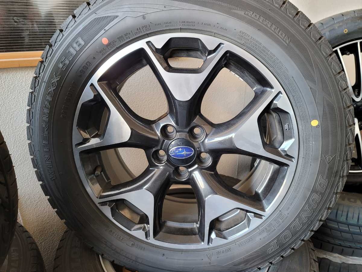 スバル　純正　225/60r17 スタッドレス　フォレスター　ホイール