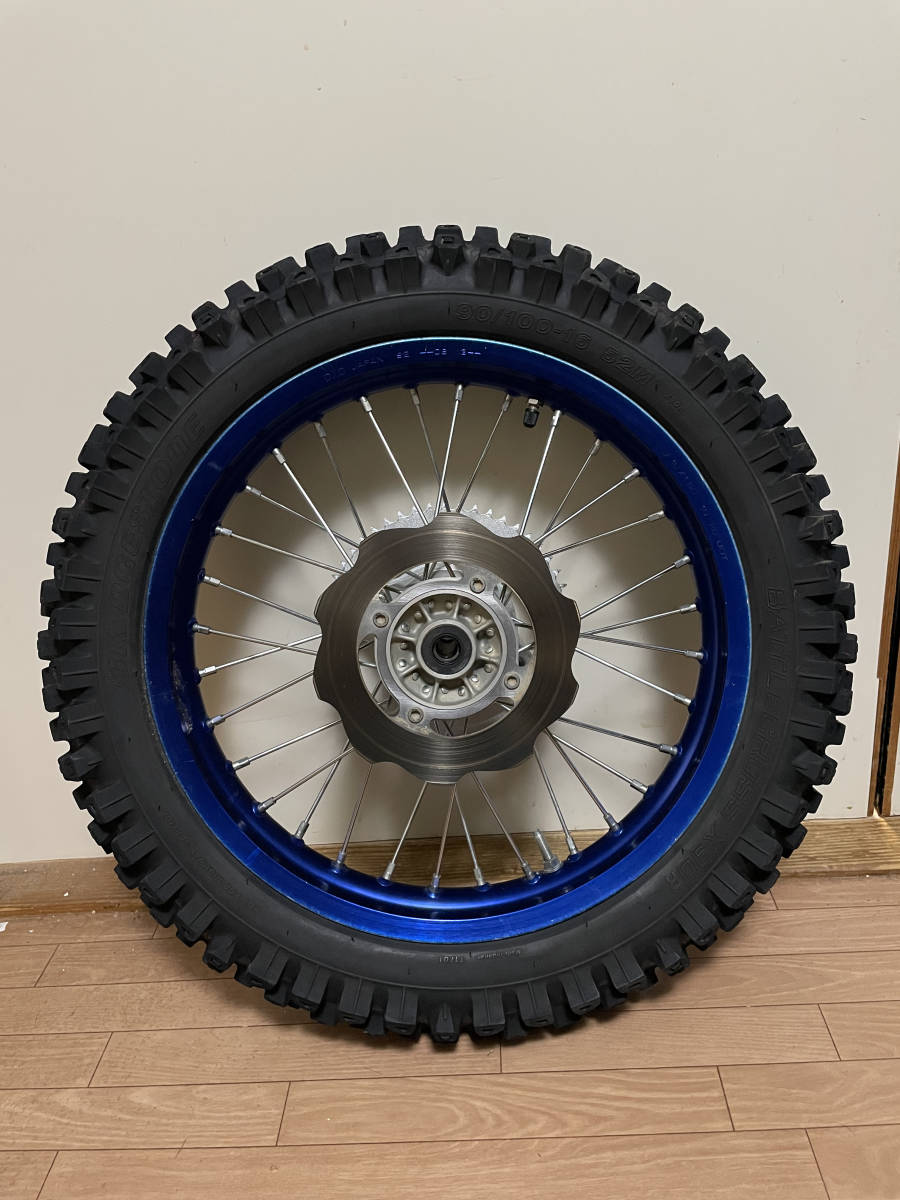 2026 ヤマハYZ85LW ラージホイール　前後リム　新車外し YZ85LW 新車外し フロント ホイール ASSY 2024 ヤマハYZ85LW ラージ