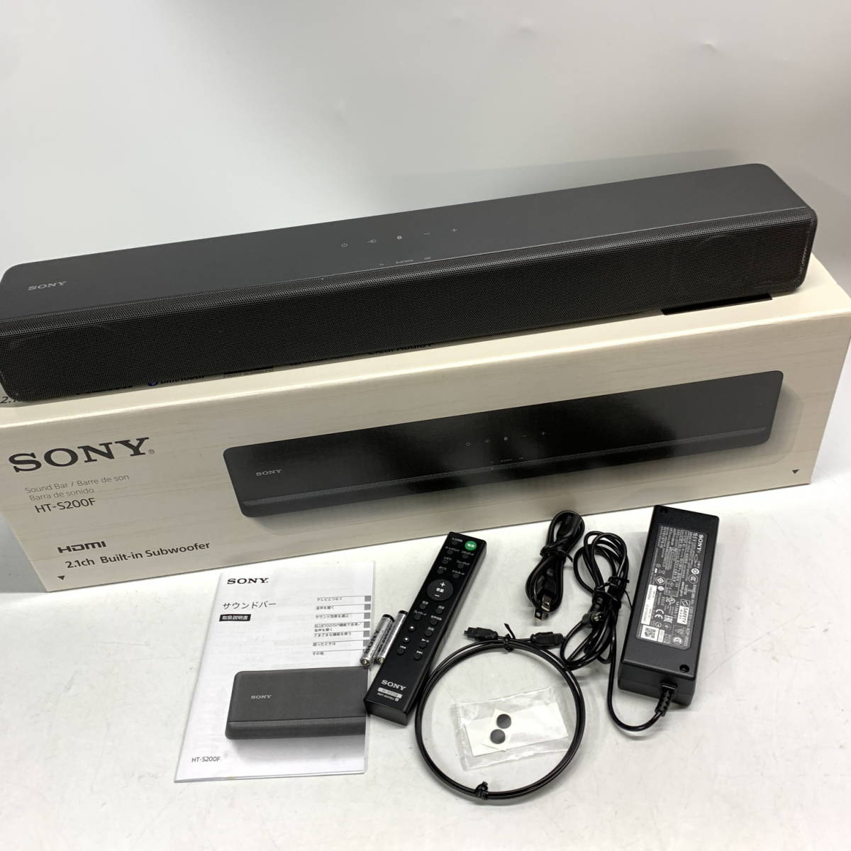 ◇ SONY サウンドバー ホームシアター HT-S200F 2021年製 【動作確認