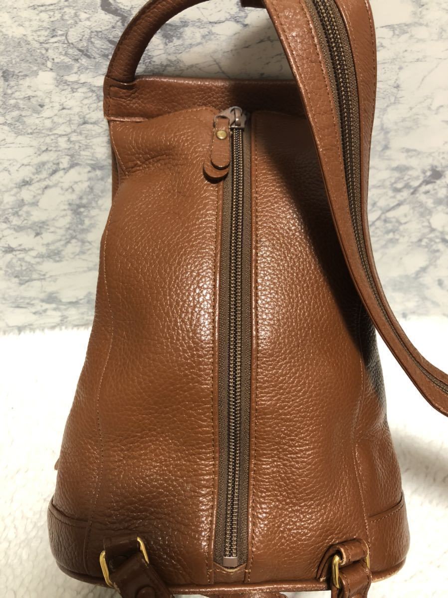 本物 カルヴェン CARVEN レザー 3way バッグ リュック ワンショルダー  