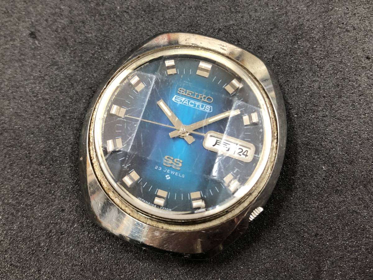 稼働品【SEIKO 5ACTUS】型番6106-7590 セイコー 5アクタス フェイス 