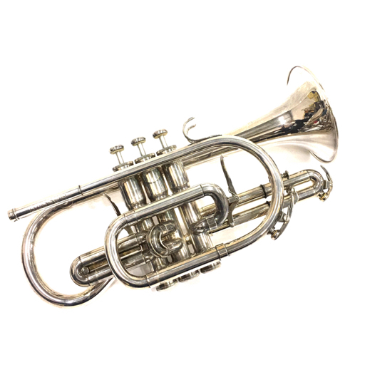 ベッソン コルネット 金管楽器 BE928 ソヴリン B♭ シルバー仕上げ 3