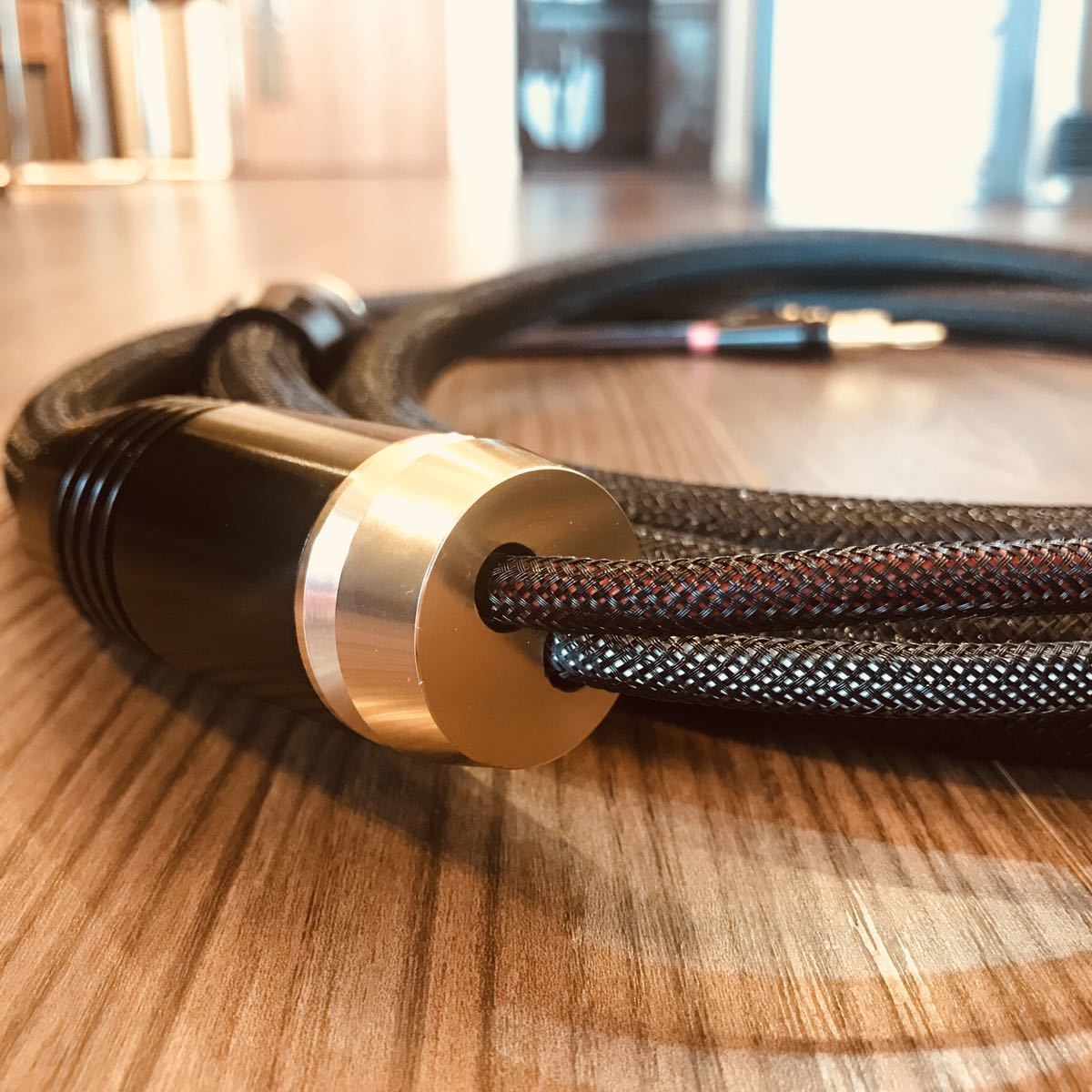 QED Ruby Anniversary Evolution 2.5mペア、バナナ端子 スピーカー