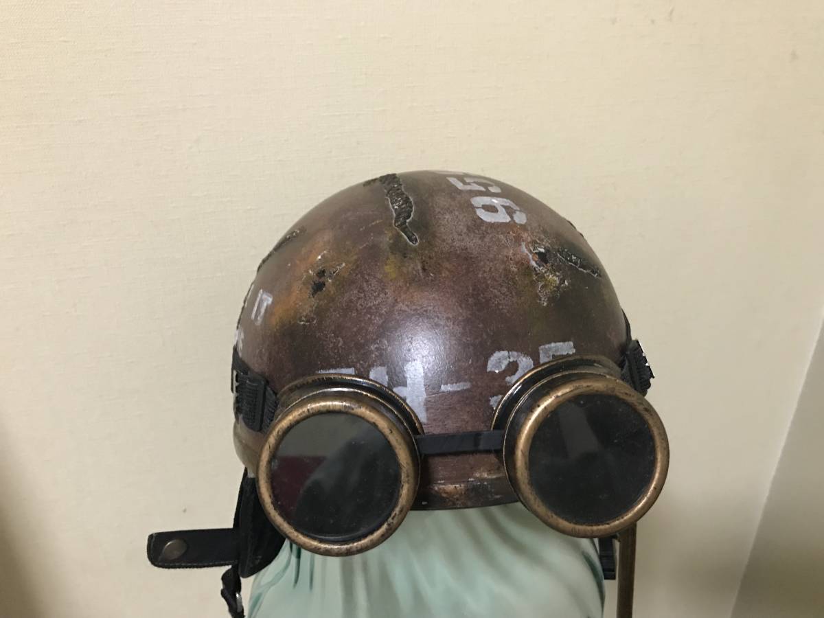 スチームパンク アキラ 一点物 ハンドメイド ビンテージ ハーフ