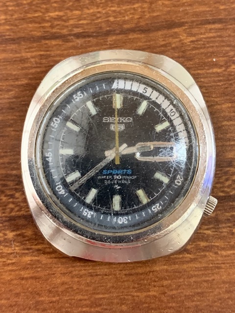 ●　レア　セイコー　５スポーツ　回転ベゼル　５１２６－６０１０　自動巻　　● SEIKO 5126-6010 スポーツ 美品OH済ブランド公式通販 69年製 r&frasl;Seiko