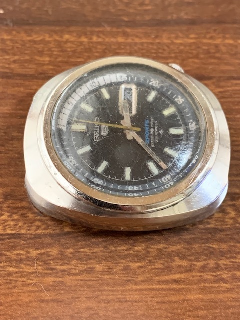 ●　レア　セイコー　５スポーツ　回転ベゼル　５１２６－６０１０　自動巻　　● SEIKO 5126-6010 スポーツ 美品OH済ブランド公式通販 69年製 r&frasl;Seiko