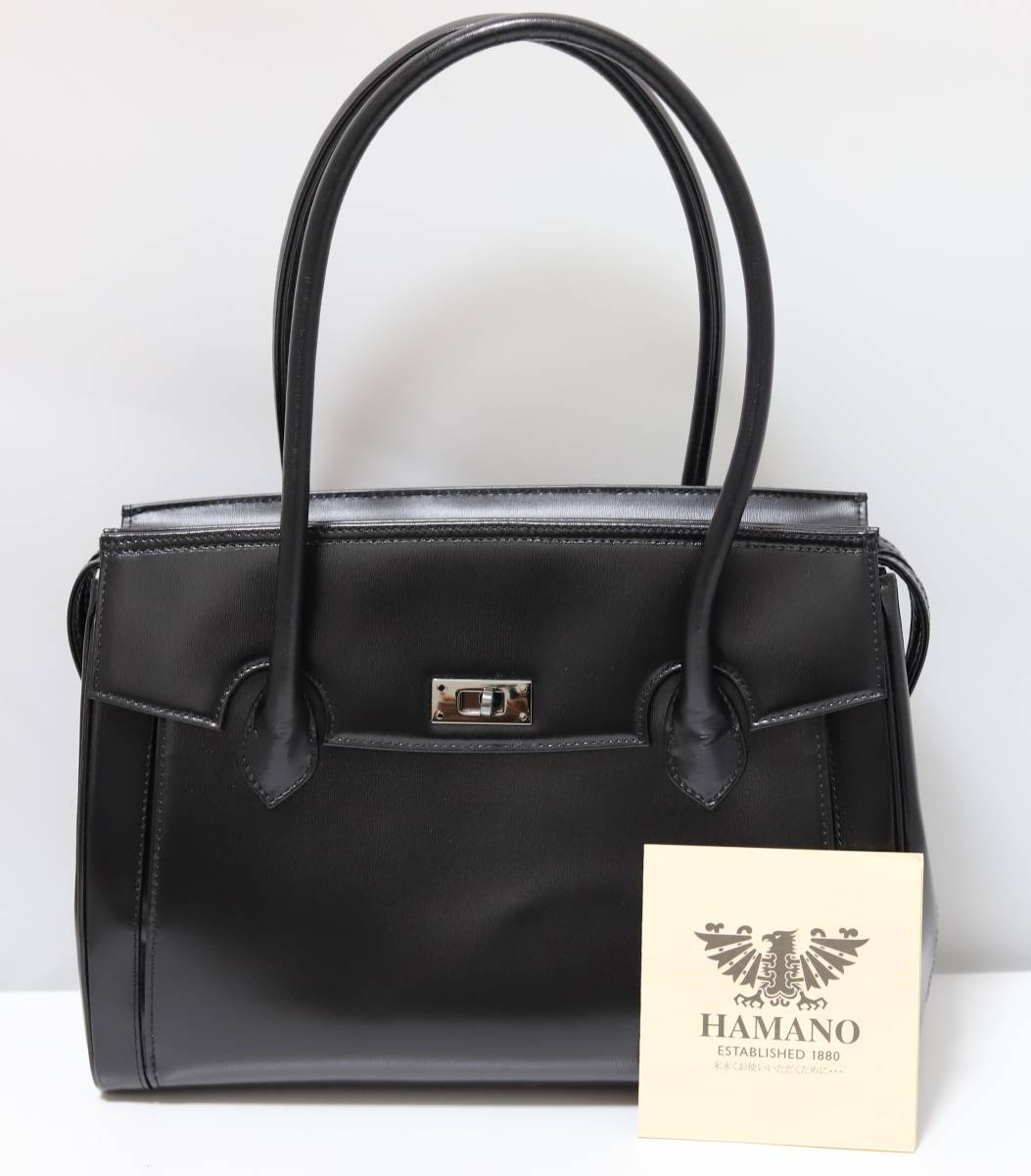 【SALE，新品】 皇室御用達 濱野皮革工芸 HAMANO ハマノ フォーマルバッグ ジュリエッタ トートバッグ レディース 本革 バッグ 黒 金具ブラック(その他)｜売買されたオークション情報、yahooの商品情報をアー その他