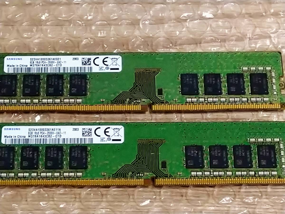 SAMSUNG PC4-2666V-UA2-11 (8GB2)16G