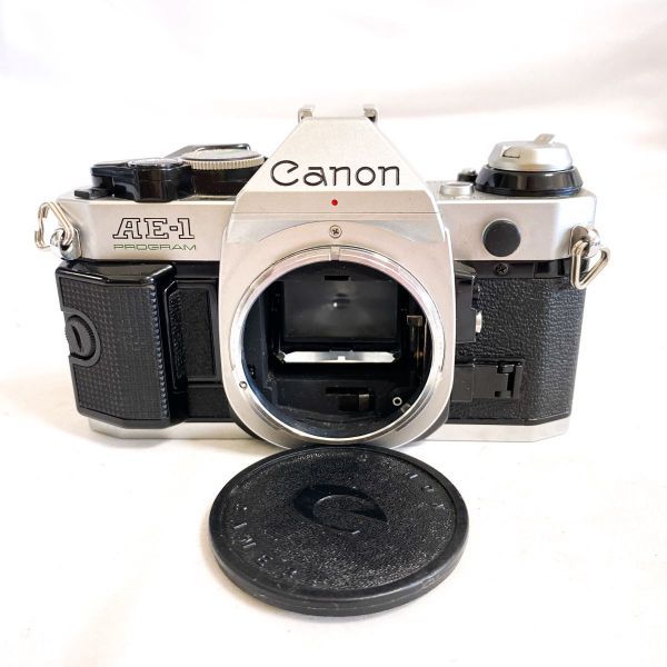 外観美品】Canon AE-1 PROGRAM キャノン シルバーボディ MF一眼レフ