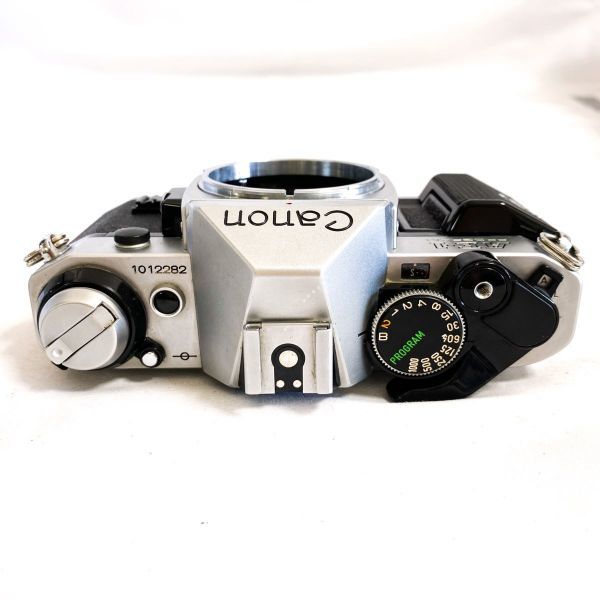 外観美品】Canon AE-1 PROGRAM キャノン シルバーボディ MF一眼レフ