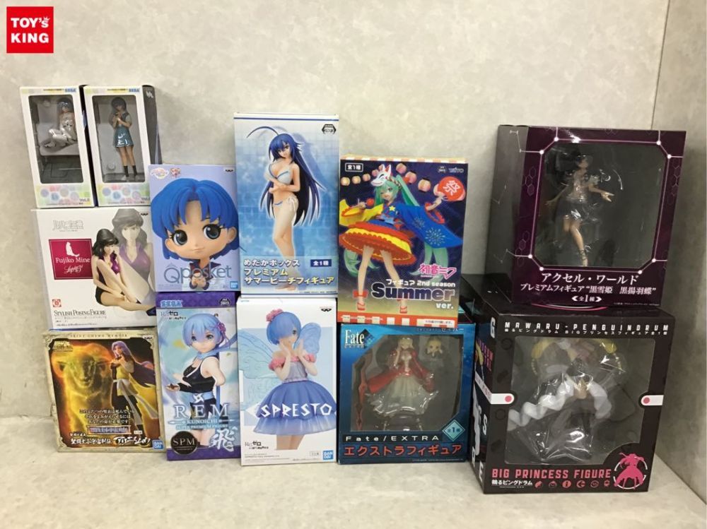 大得価，品質保証 1円 同梱不可 ジャンク プレミアムフィギュア等 アクセルワールド 輪るピングドラム ルパン三世 Re:ゼロから始める異世界生活 他(おもちゃ、ゲーム)｜売買されたオークション情報、yahooの商 その他