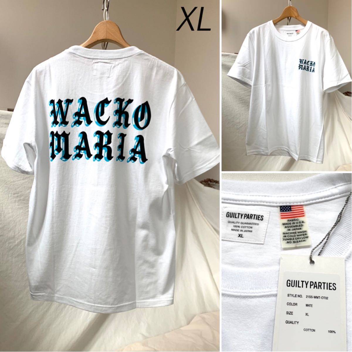 XL 新品 2021SS ワコマリア USAボディロゴ Tシャツ メンズ WACKOMARIA 