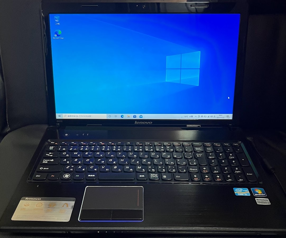 中古品 Lenovo(レノボ)ノートパソコン G570 4334 Corei5 2430M/8GB/SSD 中古品 Lenovo(レノボ)ノートパソコン G570 4334 Corei5 2430M/8GB/SSD