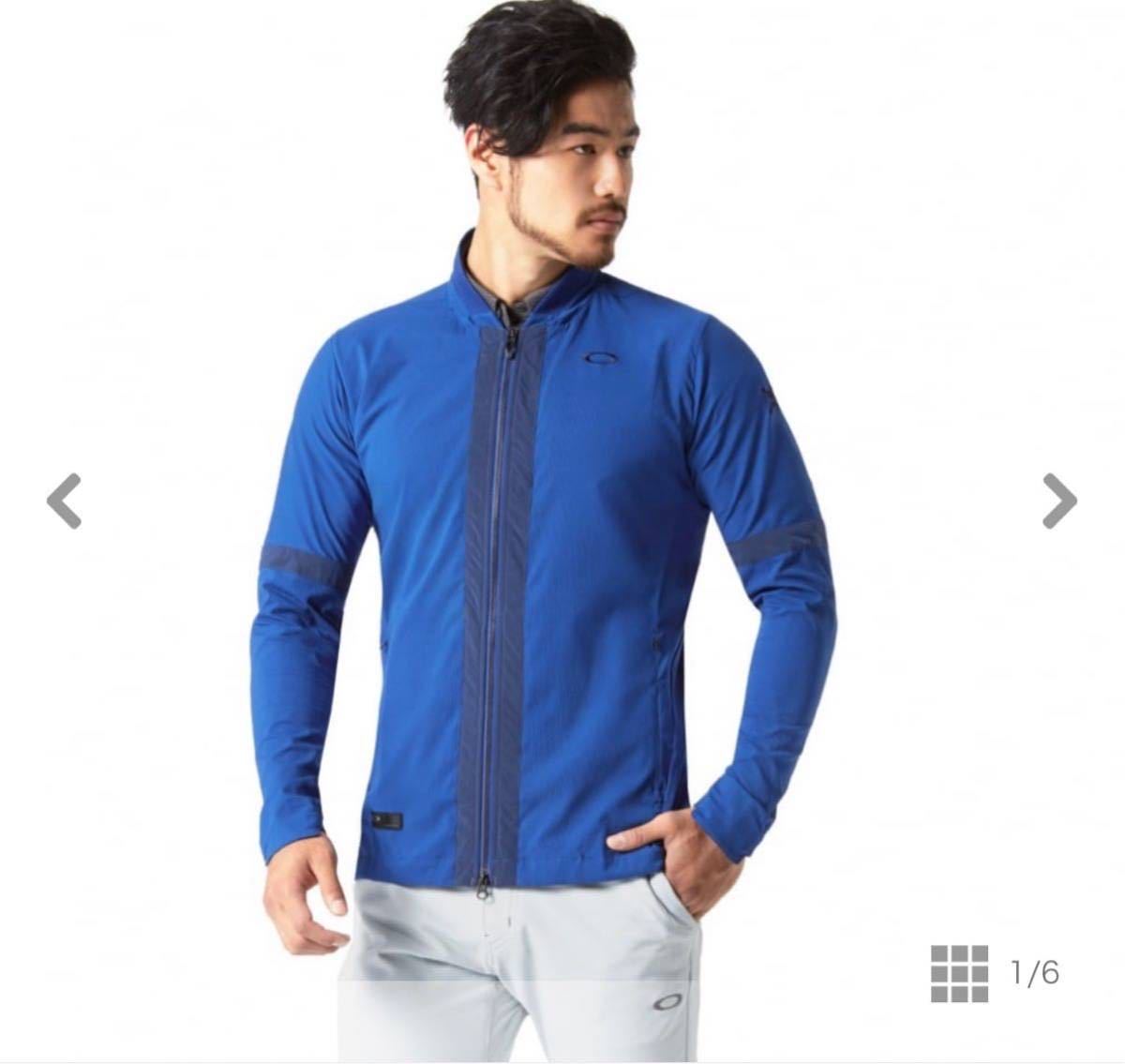 オークリー ゴルフ 長袖 メンズ スカル リバーシブル ウィンド