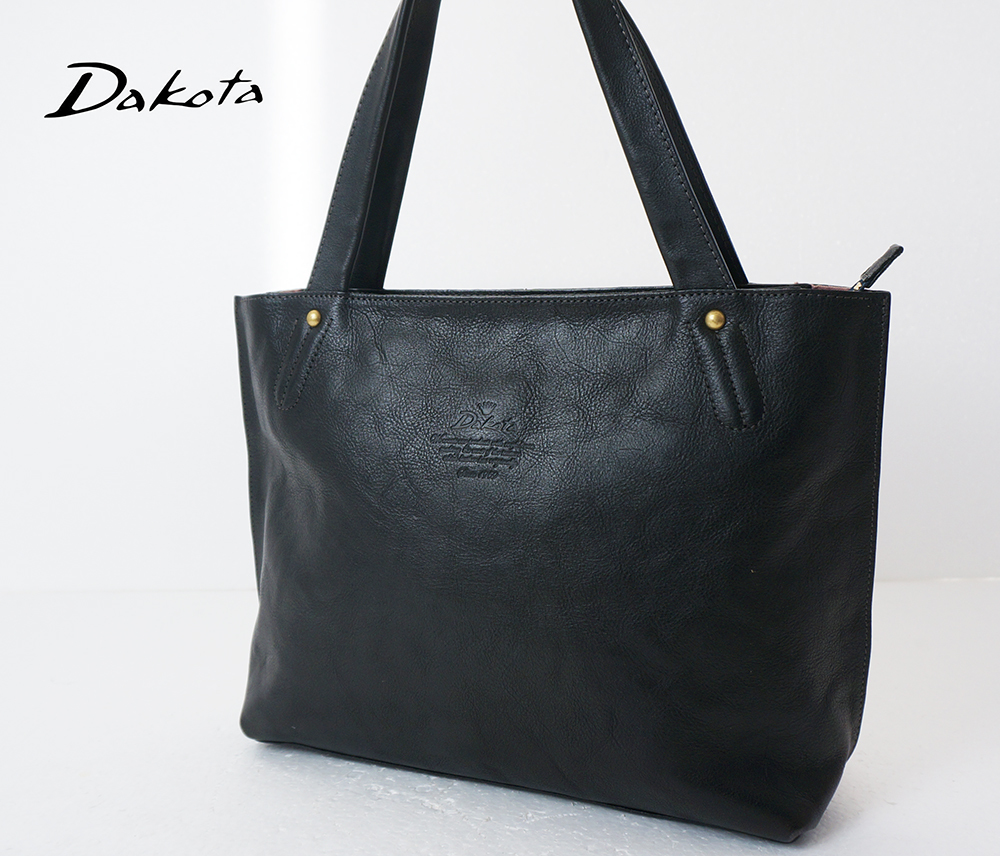 美品 Dakota ダコタ オールレザー ブリーフケース トートバッグ 