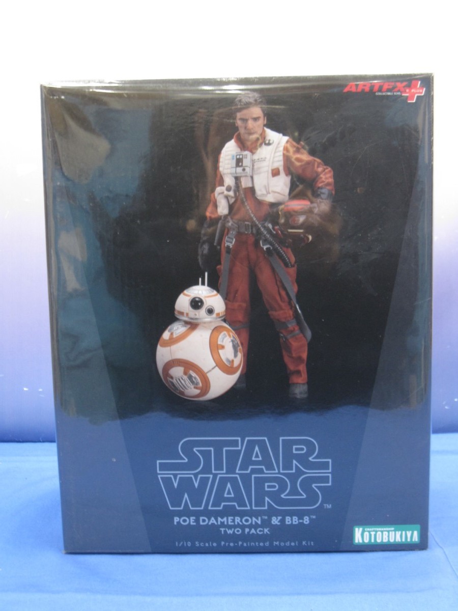 A13 ARTFX+ STAR WARS ポー・ダメロン & BB-8 2パック フォースの覚醒版 1/