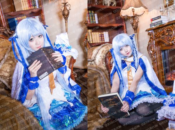 コスプレ衣装 VOCALOID初音ミク 雪ミク2014 華麗 即納の入札履歴 