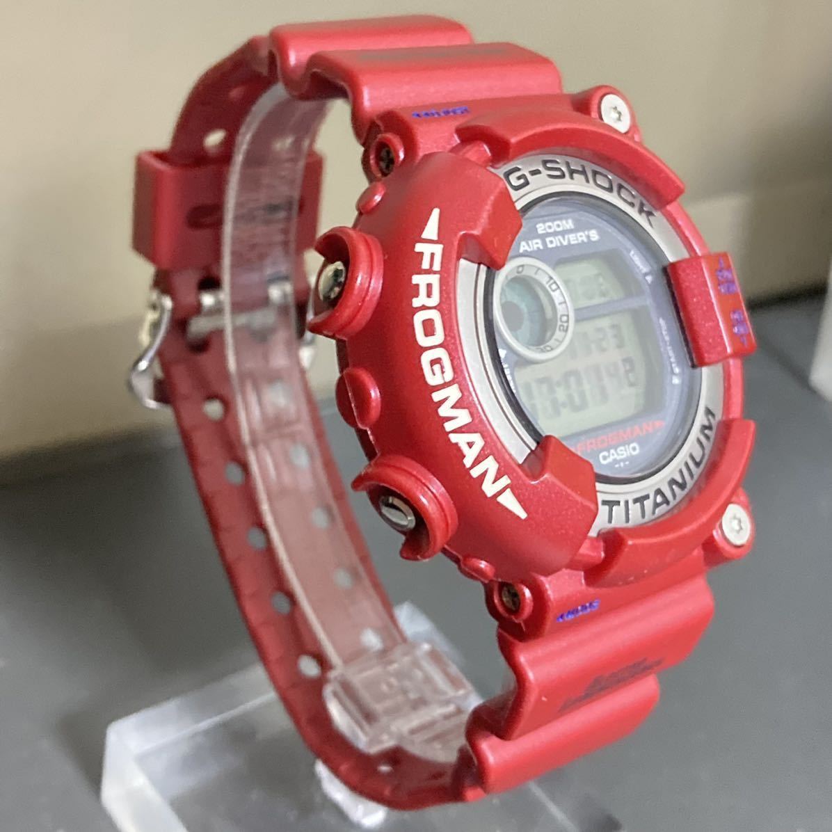 極美品 希少CASIO G-SHOCK DW-8201GF-4JF FROGMANフロッグマン 2代目 