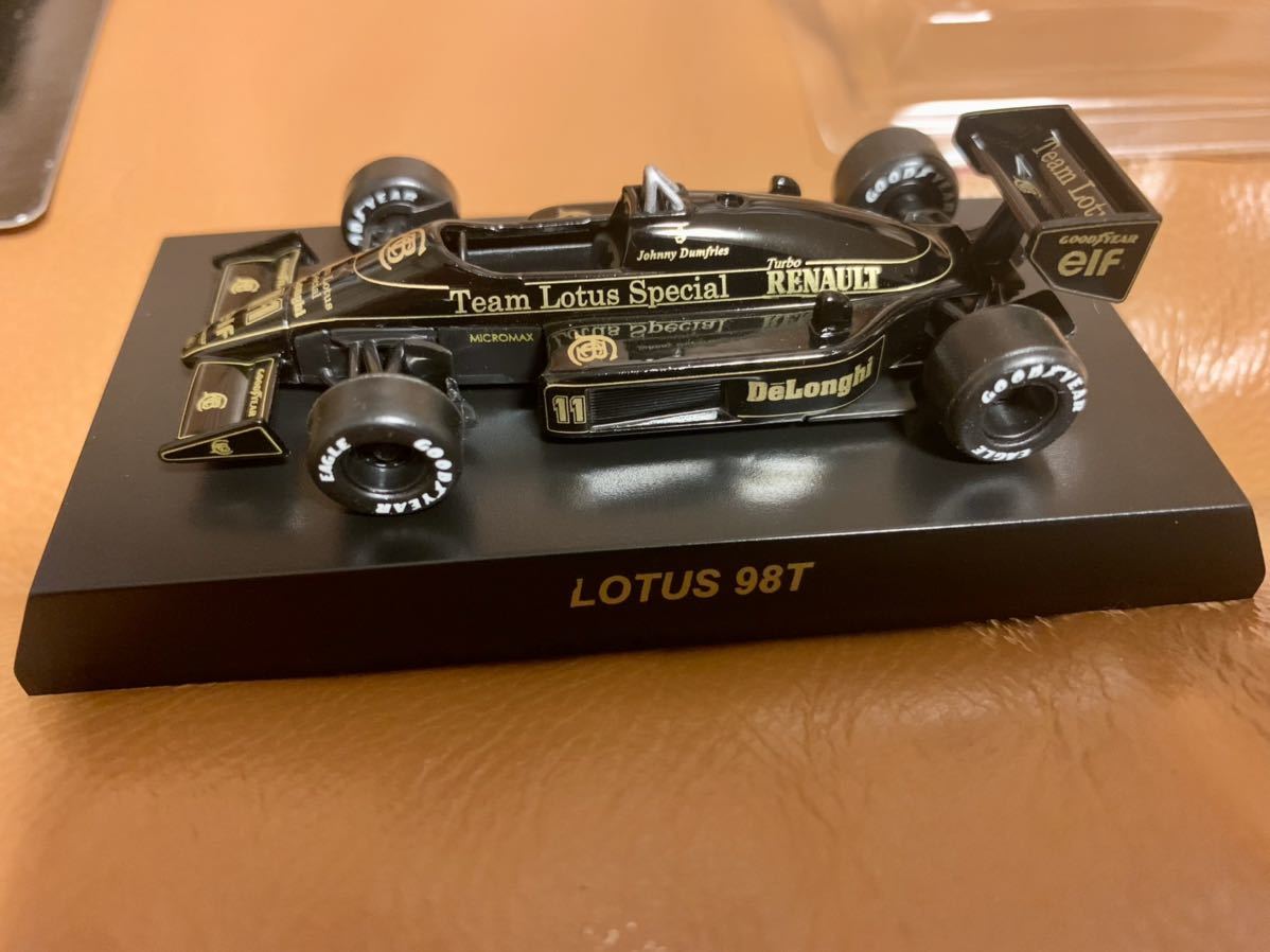 京商 1/64 F1 Lotus 98T #11 ジョニーダンフリーズ サークルKサンクス