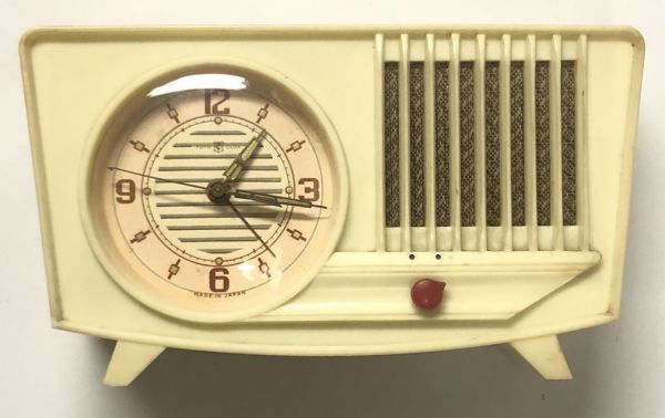 アンティーク☆精工舎 オルゴール付 ゼンマイ式 置時計 木ケース付