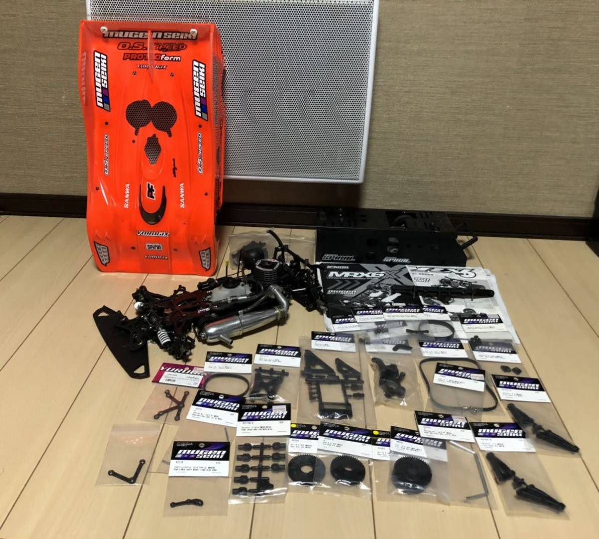 MUGEN　MRX-3、エンジンマフラー付き 無限精機 Yahoo!オークション - の ばっくやーど(通信販売) ⁄ MUGEN