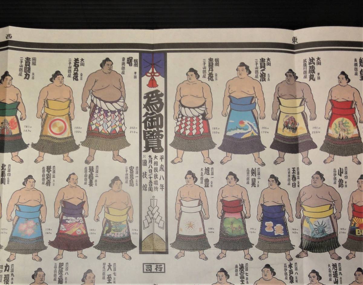 相撲グッズ 平成8年 大相撲 絵番付表 貴ノ花手形タオル 戦前 取り組み広告付きチラシ3点セット 広告 ノベルティグッズ 売買されたオークション情報 Yahooの商品情報をアーカイブ公開 オークファン Aucfan Com