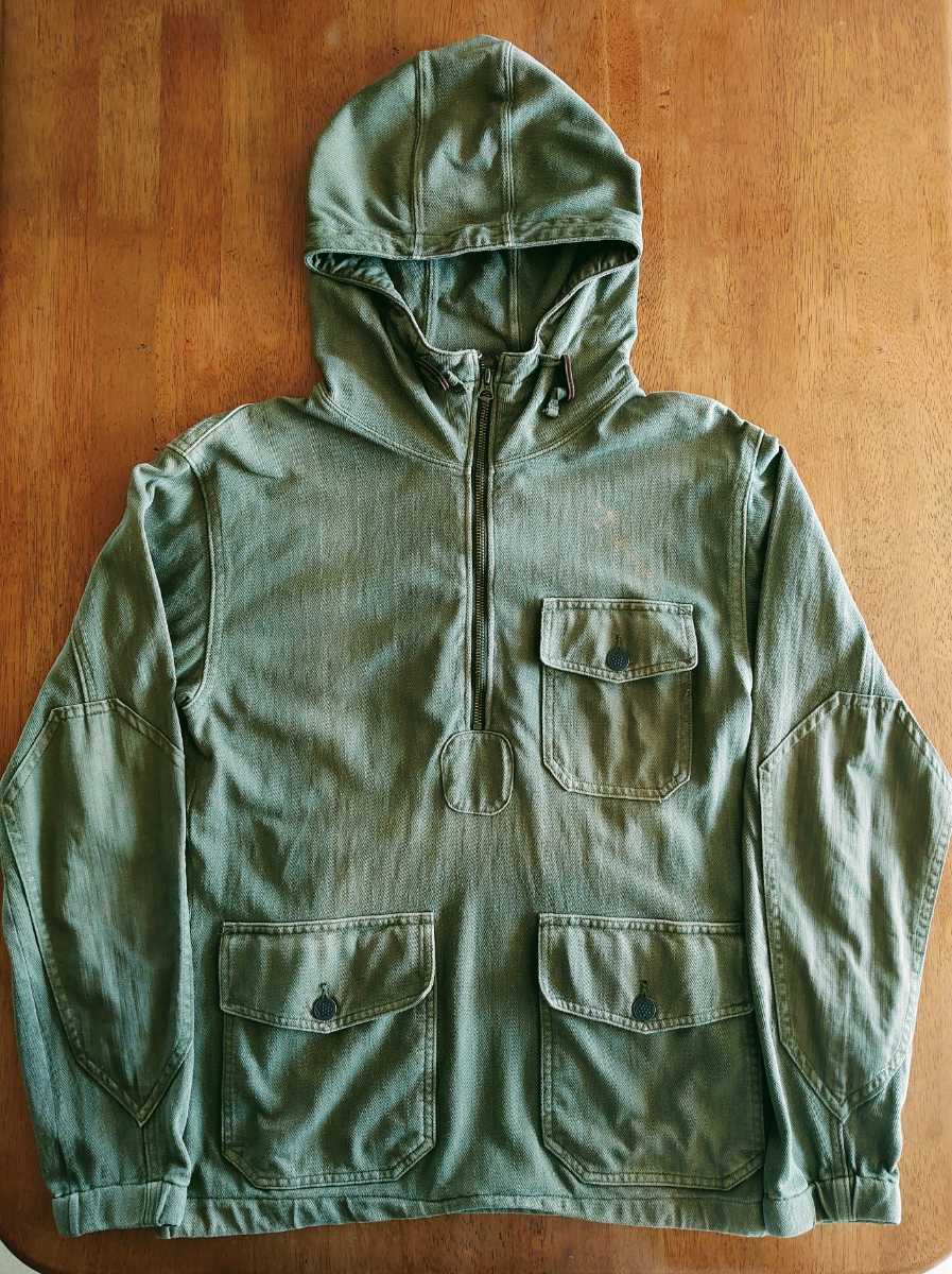 ダブルアールエル ジャカードニット ポップオーバー アノラック L RRL