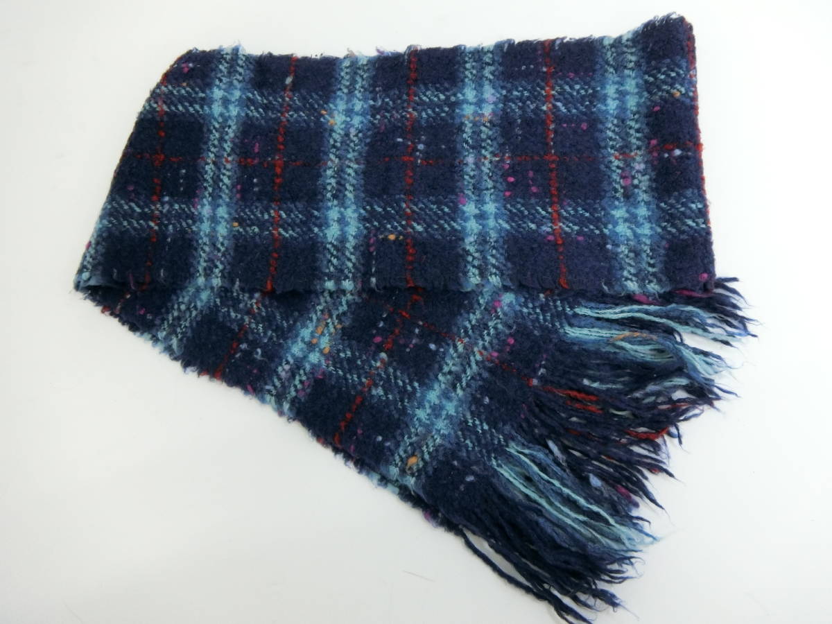 Burberry チェック柄 マフラー ウール ○バーバリー ロンドン BURBERRY LONDON ウール マフラー チェック