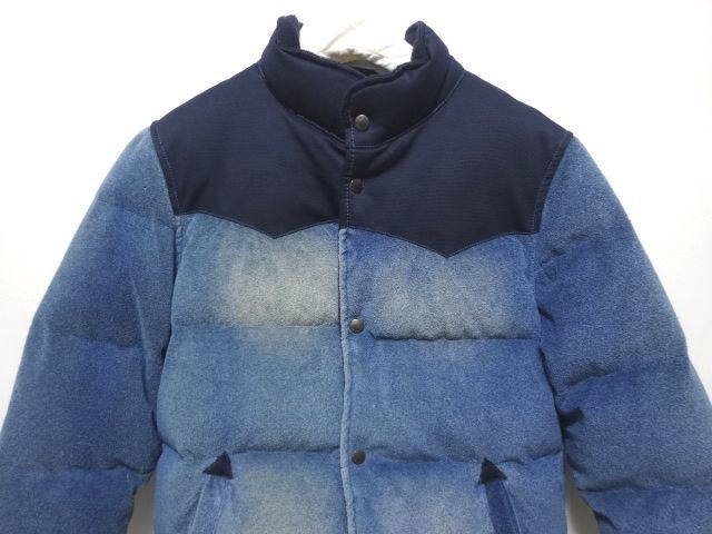 BAYFLOW DOWN JACKET 3 size / ベイフロー インディゴ パイル ダウン 