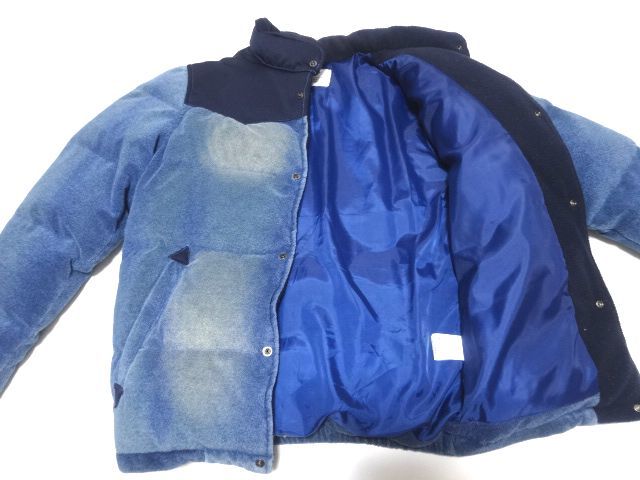 BAYFLOW DOWN JACKET 3 size / ベイフロー インディゴ パイル BAYFLOW DOWN JACKET 3 size / ベイフロー インディゴ パイル