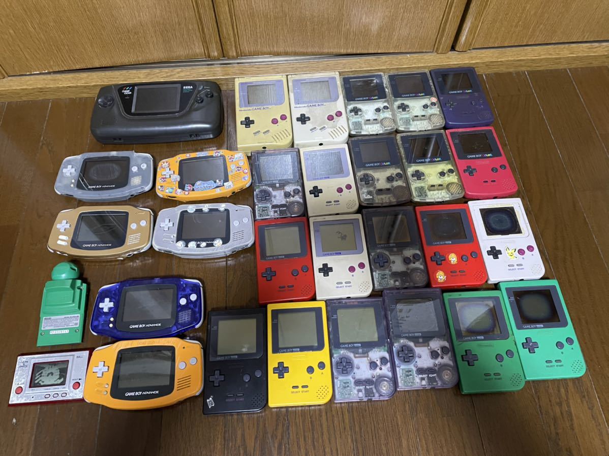 ゲームボーイ カラー アドバンス ポケット ゲームウォッチ ゲームギア 本体 大量まとめ売り 本体 売買されたオークション情報 Yahooの商品情報をアーカイブ公開 オークファン Aucfan Com